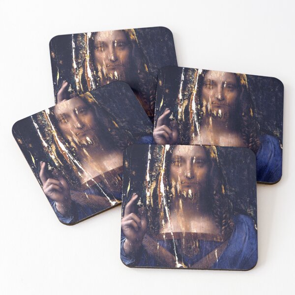Item preview, Salvator Mundi Painting by Leonardo da Vinci designed and sold by artBeatandSoul.