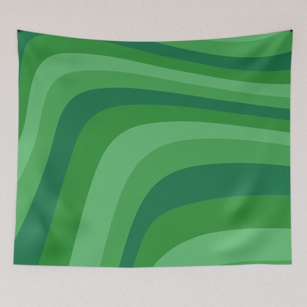 Item preview, Green Waves Background - Sage green vibes designed and sold by sincerely-olive.