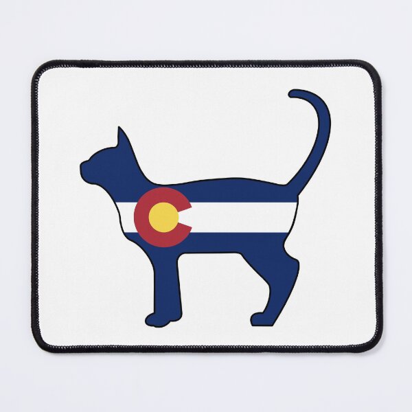 Item preview, State of Colorado Flag for Cat Lovers designed and sold by Gsallicat.