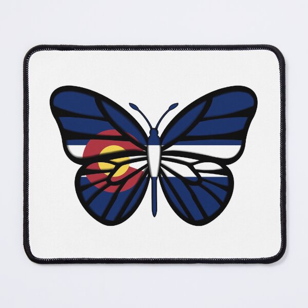 Item preview, State of Colorado Flag Butterfly designed and sold by Gsallicat.