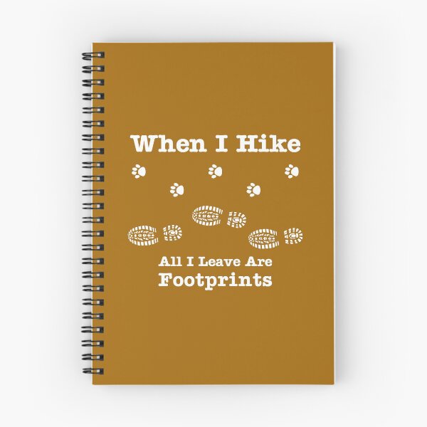 Item preview, When I Hike, I only Leave Footprints designed and sold by FiaFiaPress.