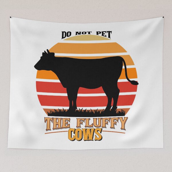 Item preview, Do Not Pet The Fluffy Cows, Funny, Cute Buffalo Lover Gift Idea, Bison National Park Camping. designed and sold by ALITOPRINCE.