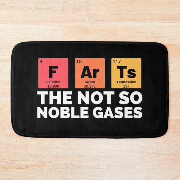 Item preview, Farts The Not So Noble Gases, Funny Periodic Table Elements designed and sold by 24FAHSION.