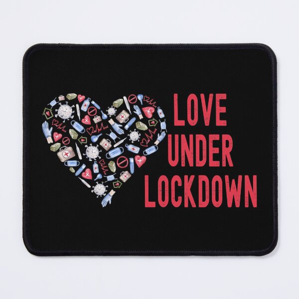 Item preview, Love Under Lockdown-Quarantine-Valentine-Heart designed and sold by Gsallicat.