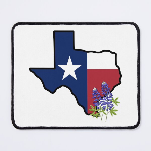 Item preview, State of Texas Flag with State Flower Bluebonnet designed and sold by Gsallicat.