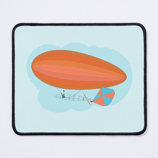 Item preview, Lady flying Santos Dumont’s dirigible 1903 designed and sold by Anna Lemos.