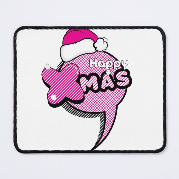 Item preview, Happy Xmas Word on Memphis Background designed and sold by Nobiya.