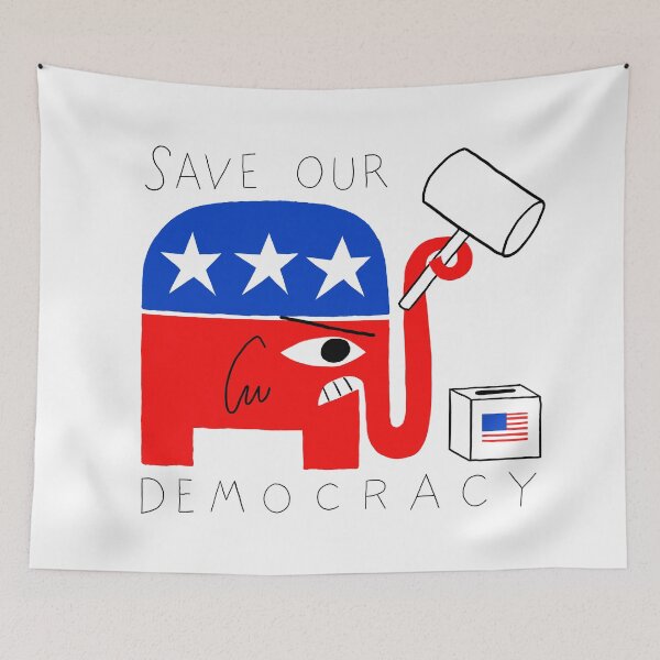 Item preview, Save Our Democracy designed and sold by Phil Marden.
