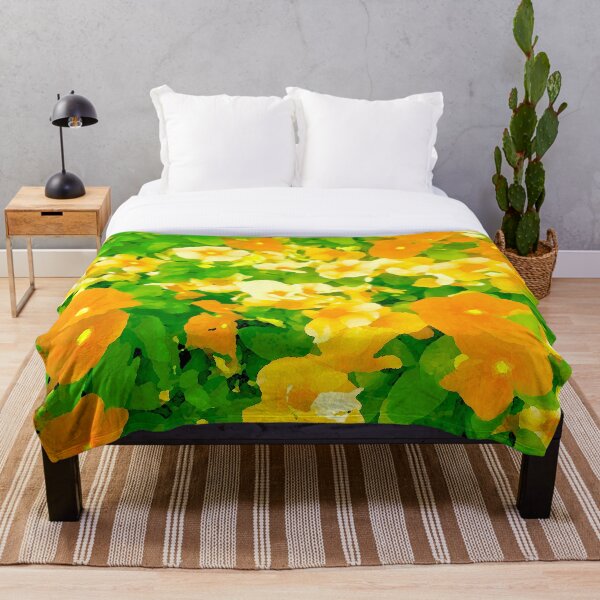 Item preview, Campo de flores amarillo anaranjado de Iritof designed and sold by iritof.