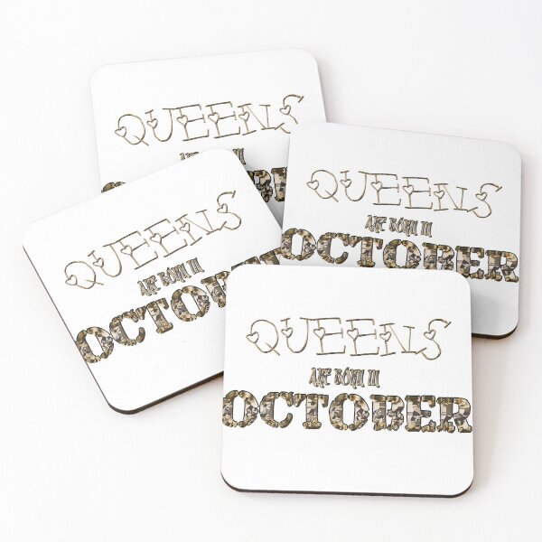 Item preview, Queens are born in  October designed and sold by Iden-store.