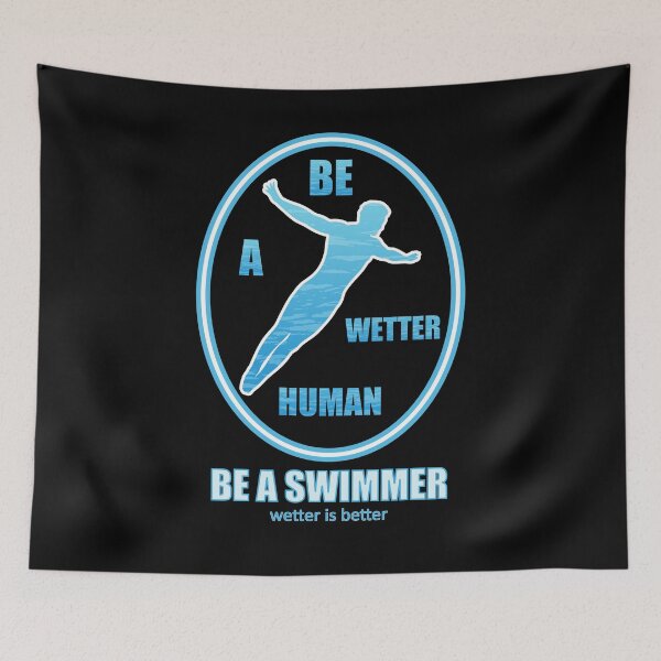 Artikelvorschau, Sei ein Wetter Mensch Sei ein Schwimmer Wetter ist besser entworfen und verkauft von artfulnotebook.