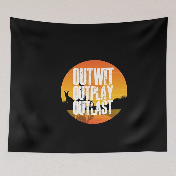 Item preview, Outwit, Outplay, Outlast designed and sold by HROC.