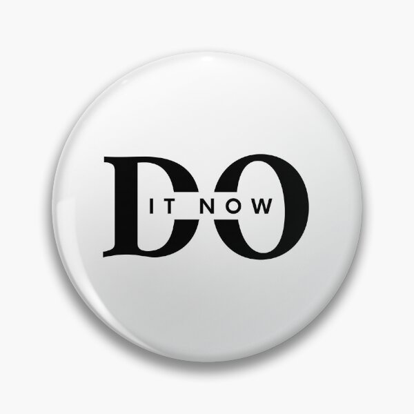Item preview, DO IT NOW - Black and white - Modern brand - minimalist design - motivational quote  designed and sold by Art4Motivation.