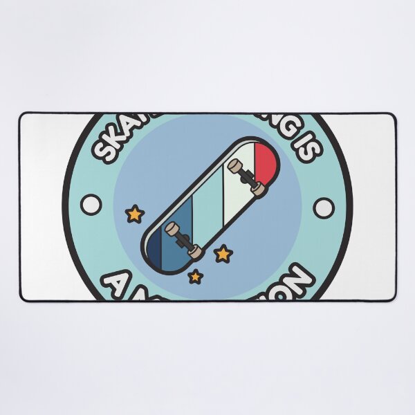 Item preview, Skateboarding is a meditation designed and sold by Nightlight0.