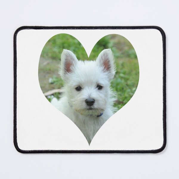 West Highland White Terrier Puppy portrait 2 Mouse Pad