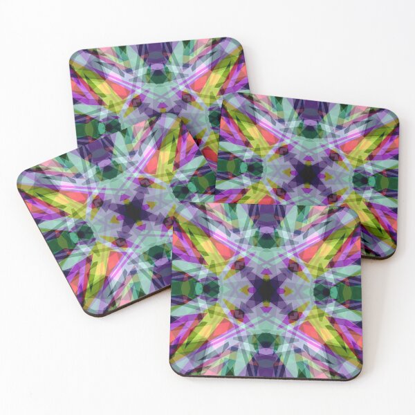 Item preview, Purple Green Black Halloween Party Trick or Treat Geometric Cross Pattern - For A Modern Witch designed and sold by PatternPerfect.