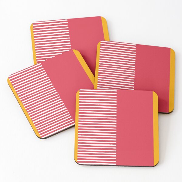 Item preview, Red and white stripes effect designed and sold by marina63.