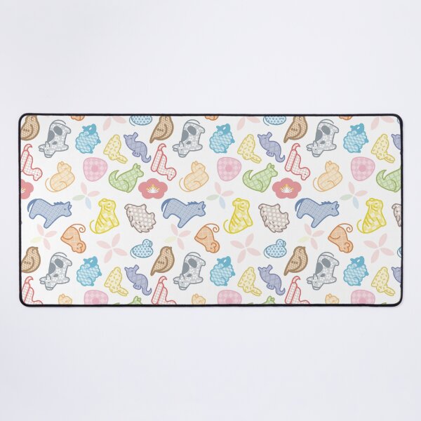 fruits basket cute pattern Desk Mat