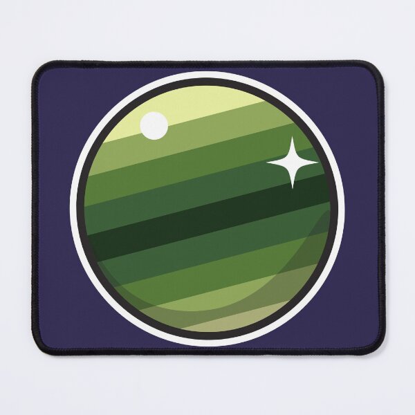 Item preview, Hunter Green Marble Exoplanet - Sticker designed and sold by Nightlight0.