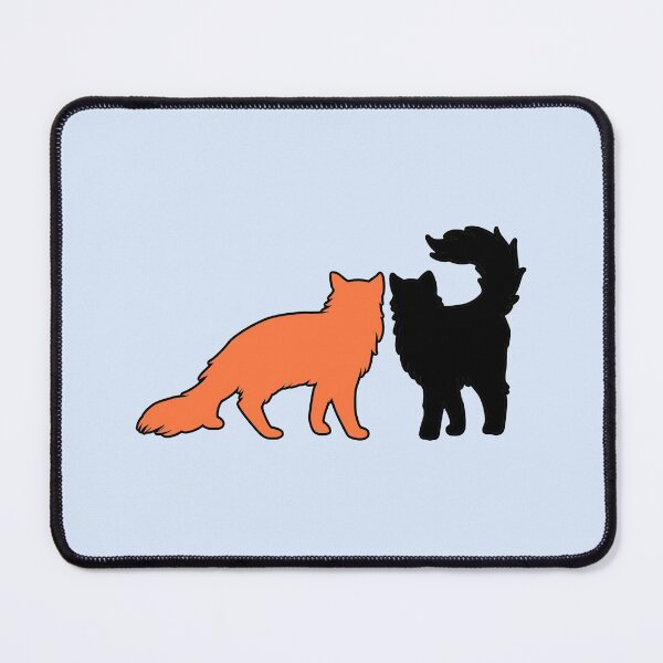 Item preview, Jamie & Claire Feeling Spicy (Black & Orange Cats) designed and sold by andmarstan.