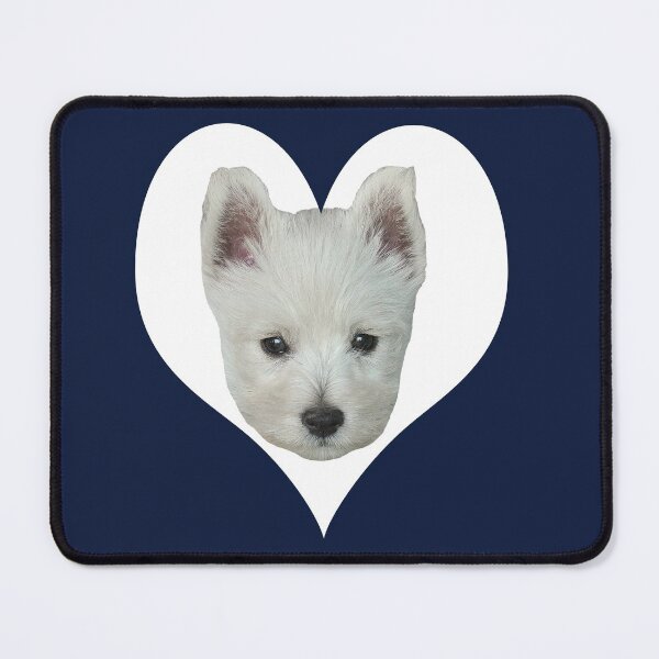 West Highland White Terrier Puppy Portrait 4 Mouse Pad