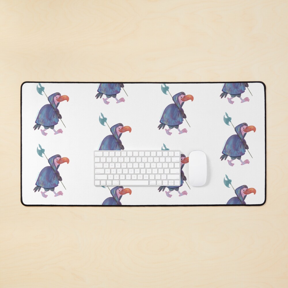 Cute Guardian Vulture Mouse Pad