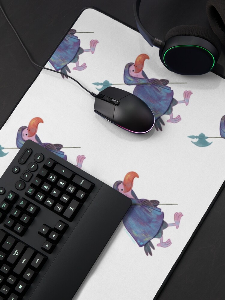 Alternate view of Cute Guardian Vulture Mouse Pad