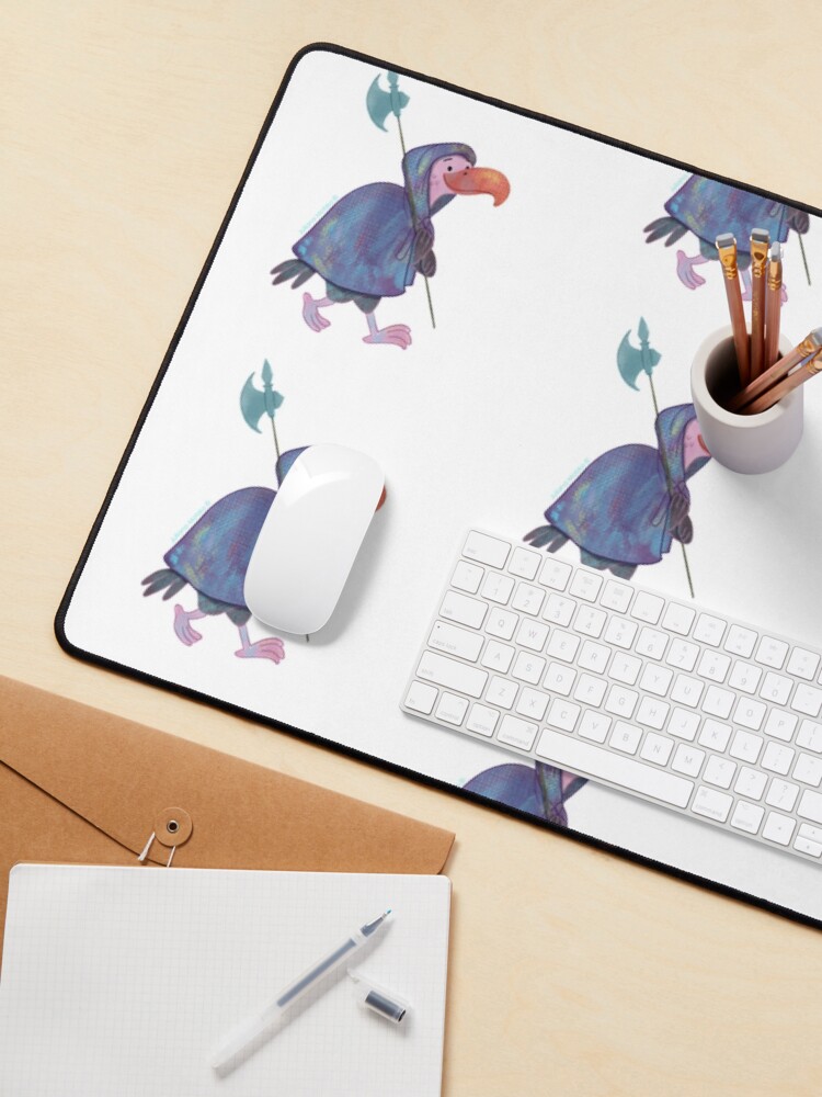 Alternate view of Cute Guardian Vulture Mouse Pad