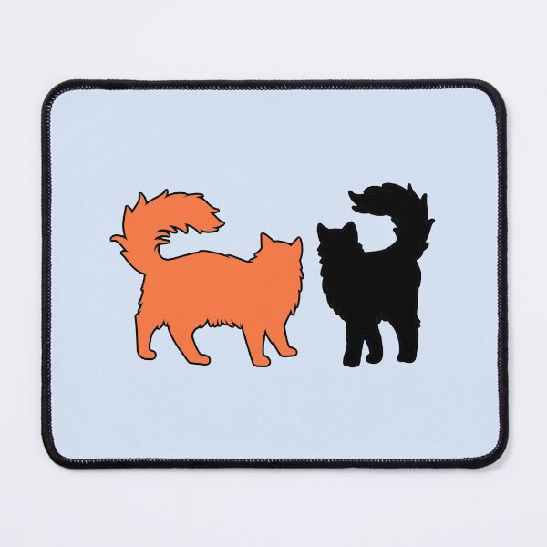 Item preview, Jamie & Claire Vibing (Orange & Black Cats) designed and sold by andmarstan.