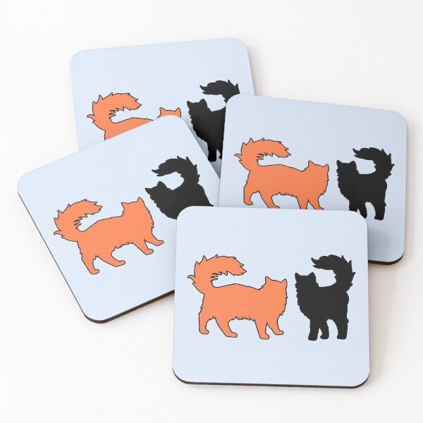 Item preview, Jamie & Claire Vibing (Orange & Black Cats) designed and sold by andmarstan.