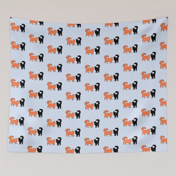 Item preview, Jamie & Claire Vibing (Orange & Black Cats) designed and sold by andmarstan.