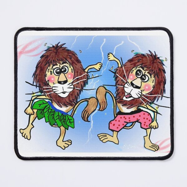 Item preview, Scared lions  designed and sold by Shirley cute art .
