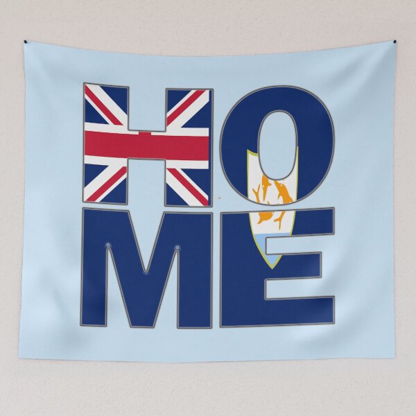 Item preview, Anguilla Flag Collection Spelling HOME - BVI - Soca Mode designed and sold by Soca-Mode.