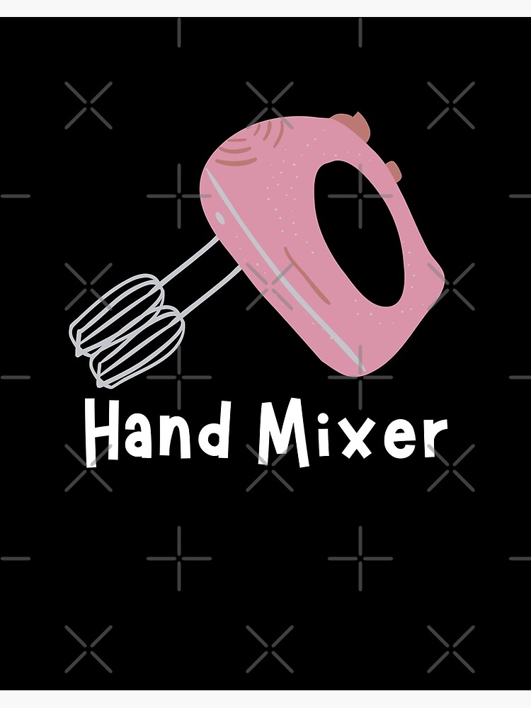 Hand mixer & stand mixer cartoon illustration Art Print for Sale by  Misscartoon