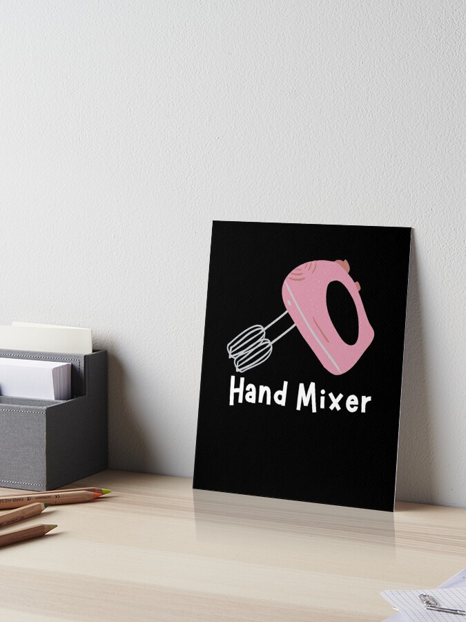 Hand mixer & stand mixer cartoon illustration Art Print for Sale by  Misscartoon