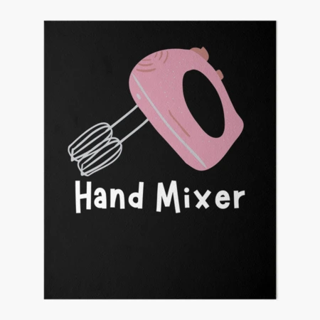 Hand mixer & stand mixer cartoon illustration Art Print for Sale by  Misscartoon