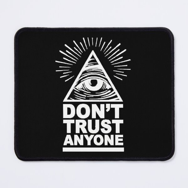Item preview, Dont Trust Anyone (White) designed and sold by CariannaKolmetz.