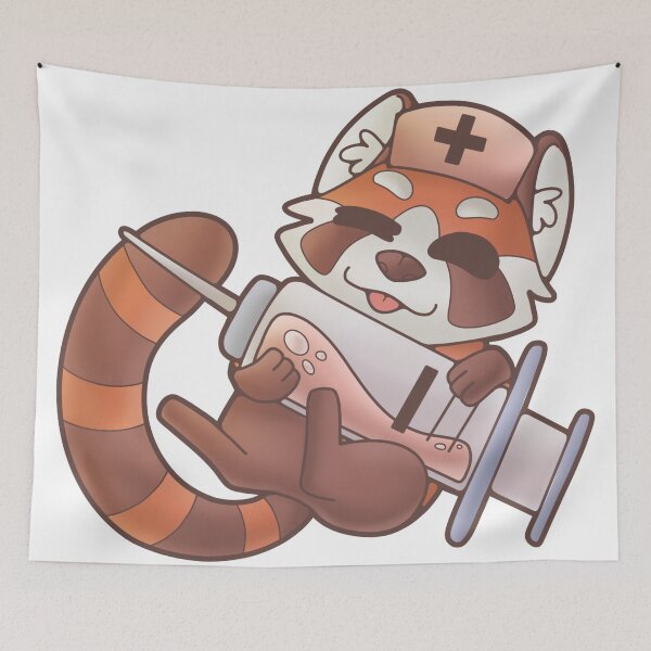 Item preview, Red Panda Nurse designed and sold by Mxyrock06.