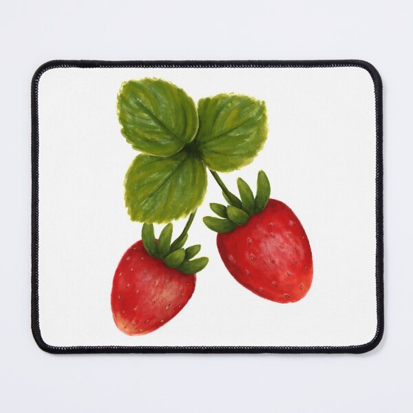 Item preview, Patrón de fresa acuarela designed and sold by Kraina.