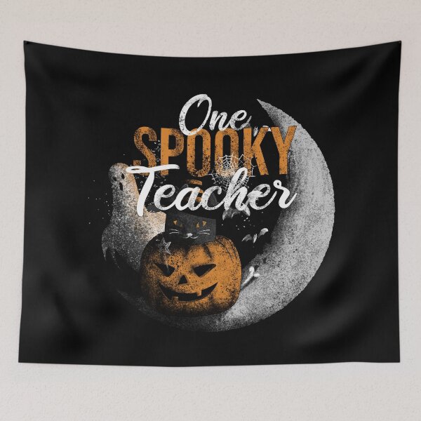 Item preview, One Spooky Teacher designed and sold by Ridaelb.