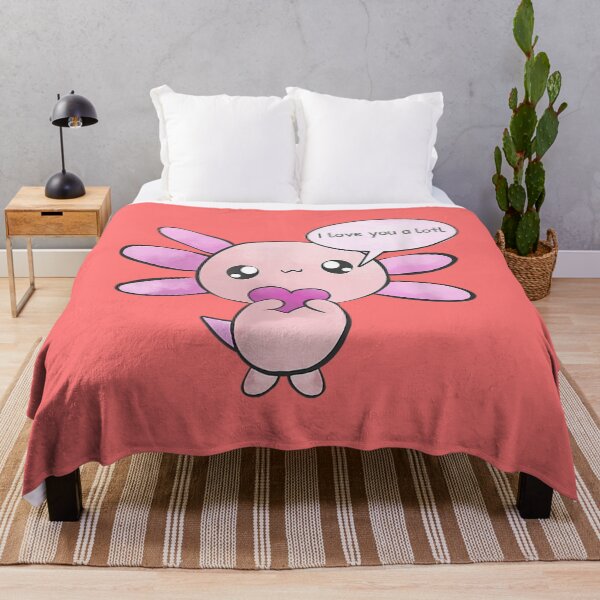 Item preview, I Love You A lolt, Axolotl with Heart designed and sold by LorineWei.