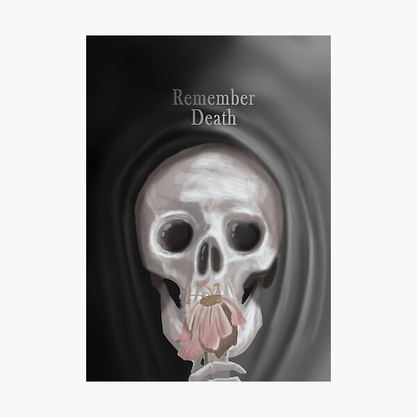 Item preview, Poster Remember Death designed and sold by SufyanH.