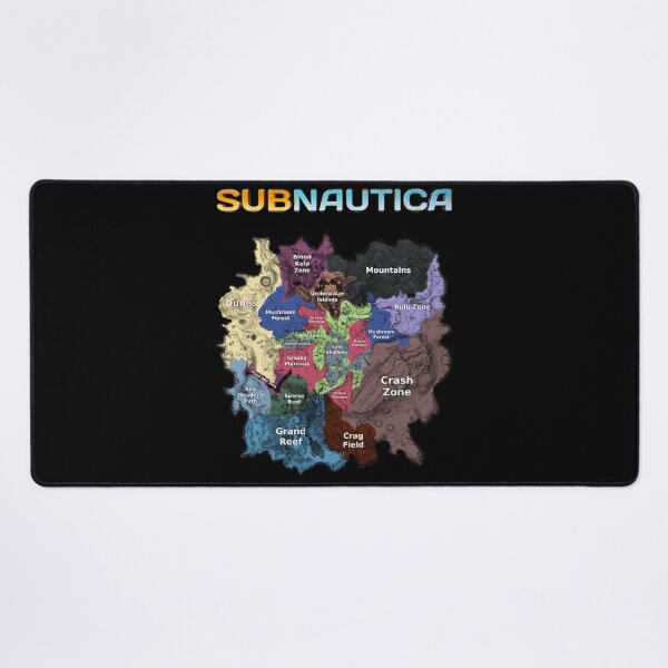 Subnautica Map Desk Mat