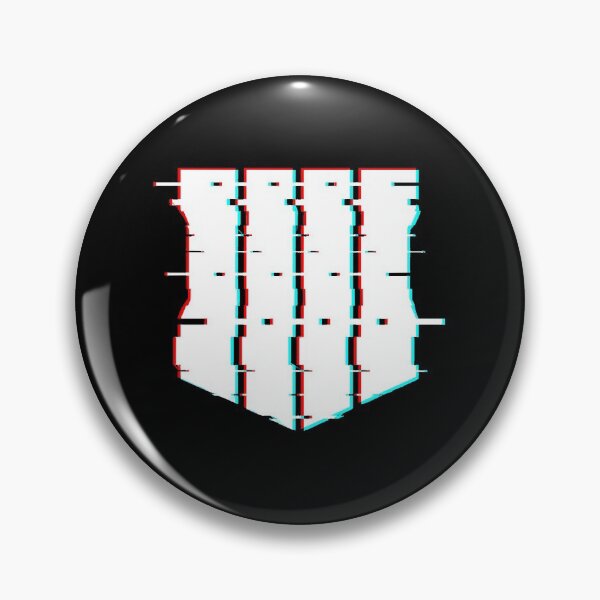 Artikelvorschau, Black Ops 4 Logo Glitch-Effekt Weiß entworfen und verkauft von ButHalona.