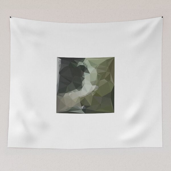 Item preview, Dark Slate Gray Abstract Low Polygon Background designed and sold by retrovectors.