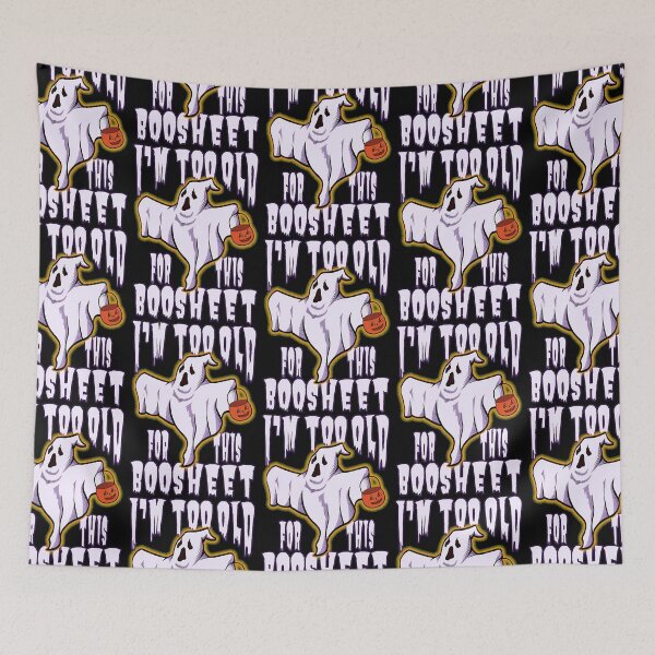 Item preview, I Am Too Old For This Boosheet Halloween Ghost v6  designed and sold by ButHalona.