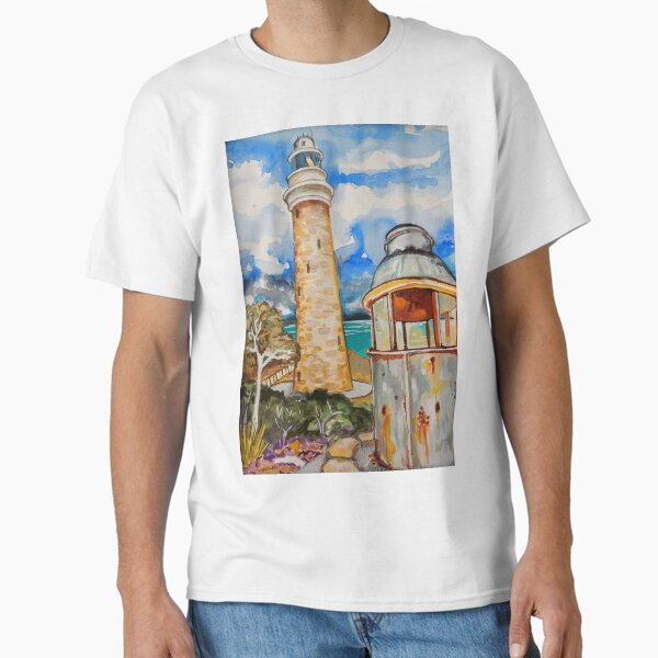 Item preview, Lighthouse at larapuna Tasmania designed and sold by SueHolmArt.