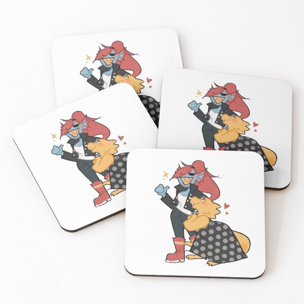 Item preview, Alphys and Undyne (Undertale) designed and sold by ArtzyPaw.