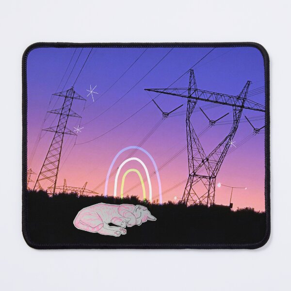Item preview, Pink Cat X Evening Stars designed and sold by jaime hoe.