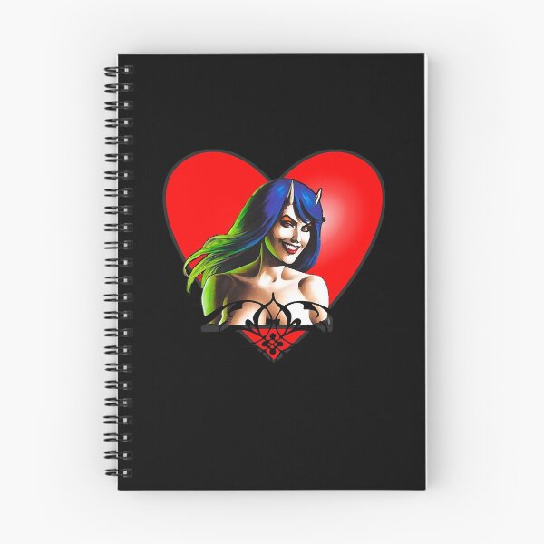 Item preview, temptation girl with heart and horns  designed and sold by eyhanton.